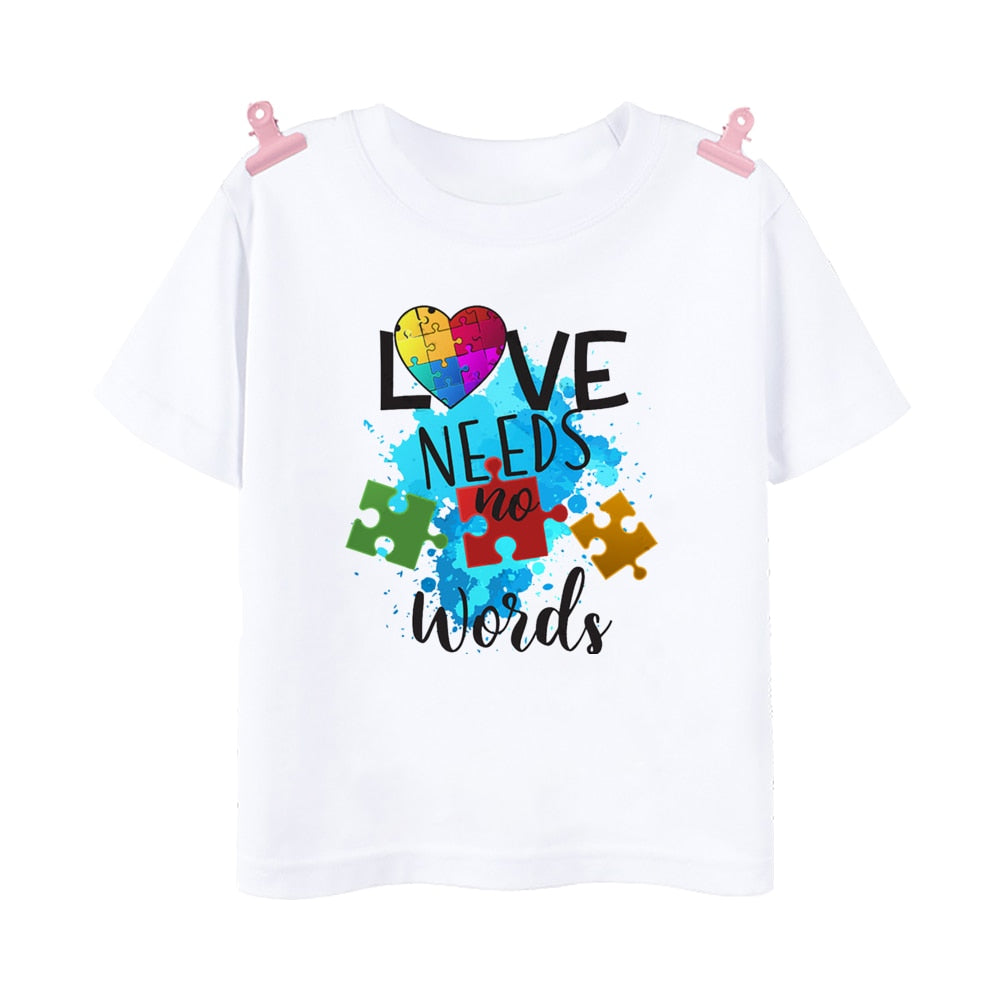 Love Need No Words Print T-shirt