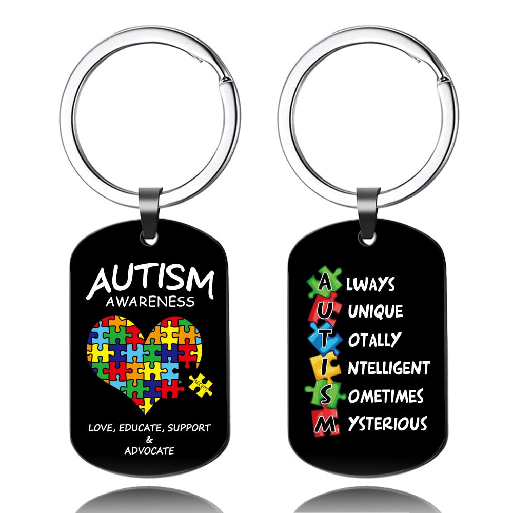 Autism Awareness Keychain