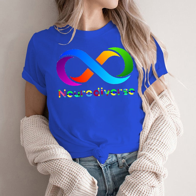 Neurodiversity Infinity Sign T-shirts