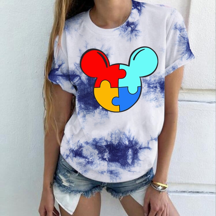 Autism Awareness Graphic Women T-shirt