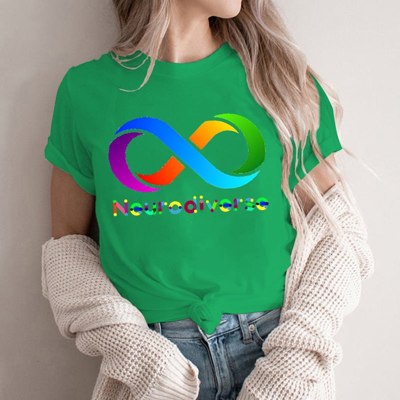Neurodiversity Infinity Sign T-shirts