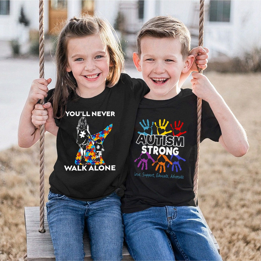 Autism Awareness Day Kids T-shirt