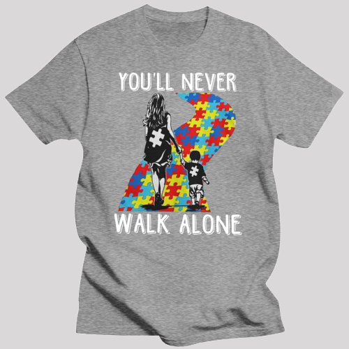 You'll Never Walk Alone Autism Awareness T-Shirts
