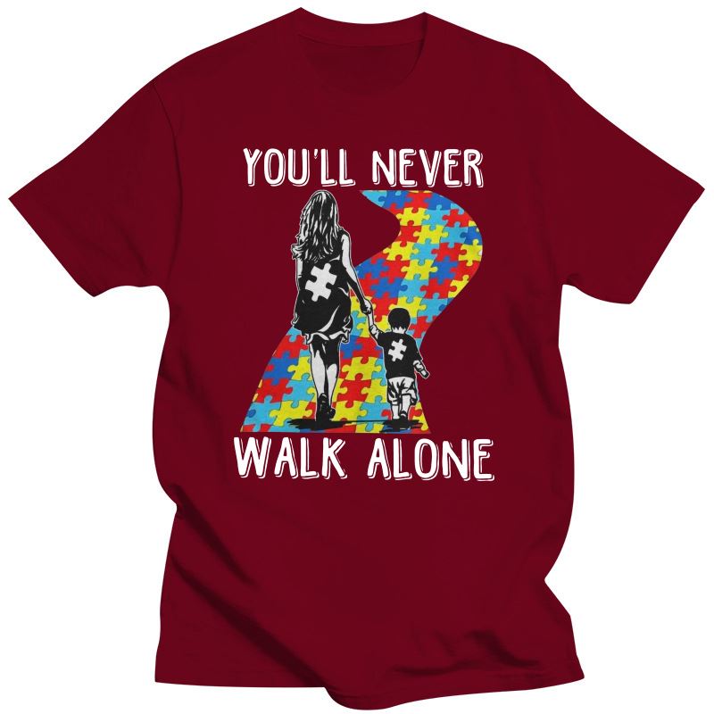 You'll Never Walk Alone Autism Awareness T-Shirts